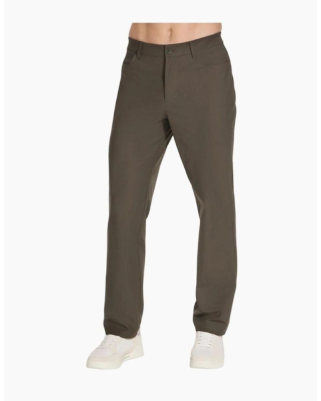 Skechers Gray Premium 5 Pocket Pant Polyester Chino Pants for men