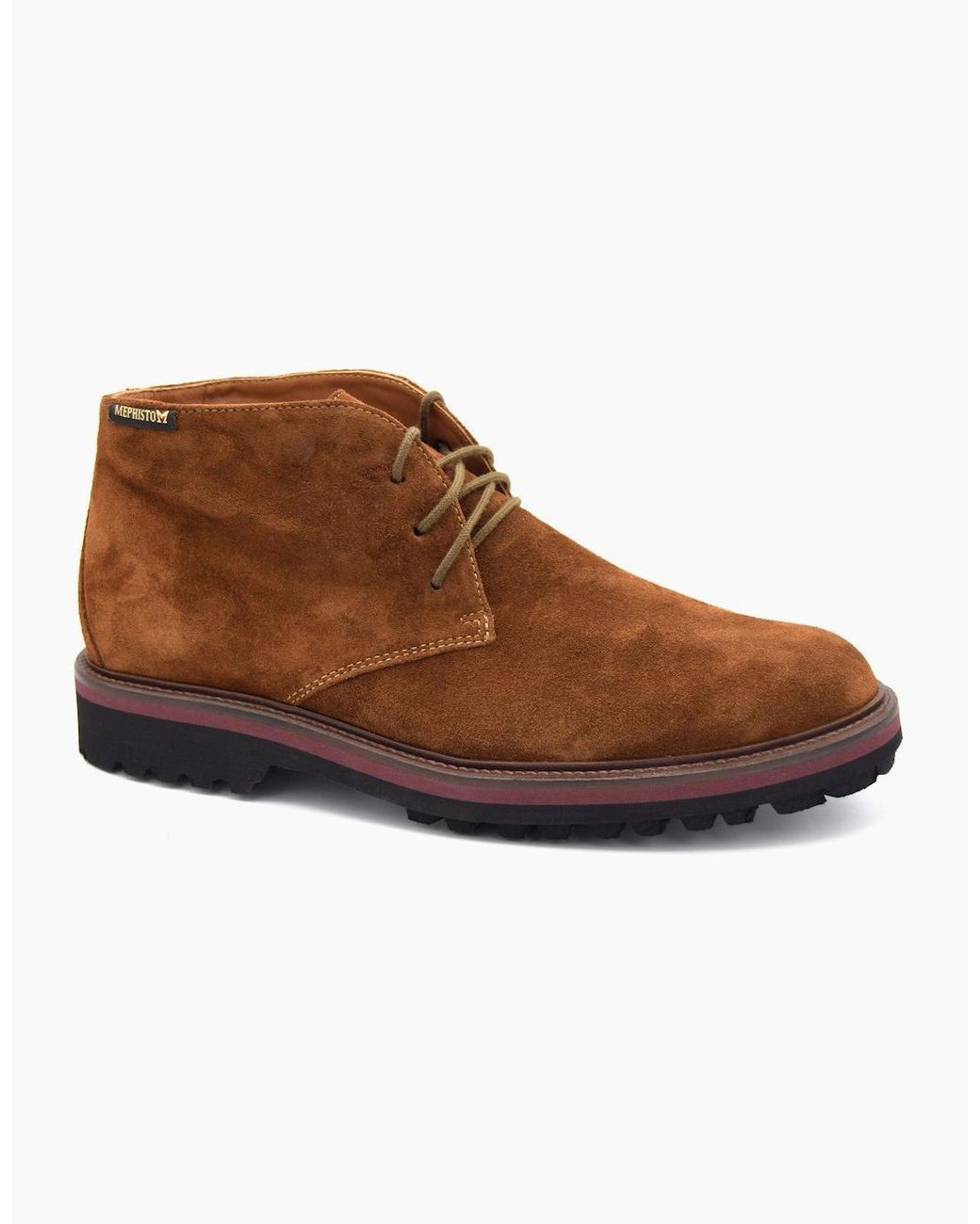 Mephisto Brown Berto Chukka Boot for men