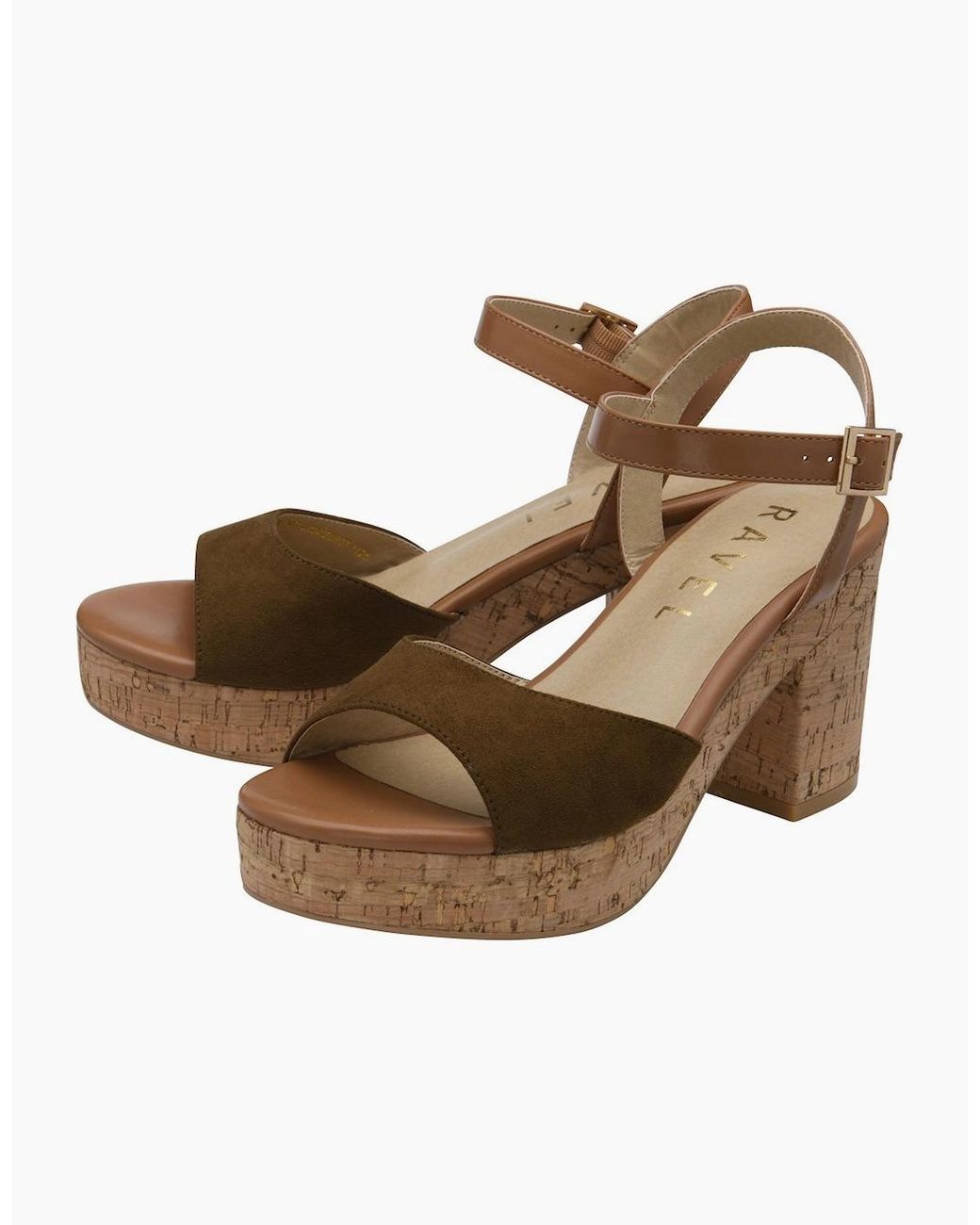 Ravel Metallic Hauxley Heeled Sandals