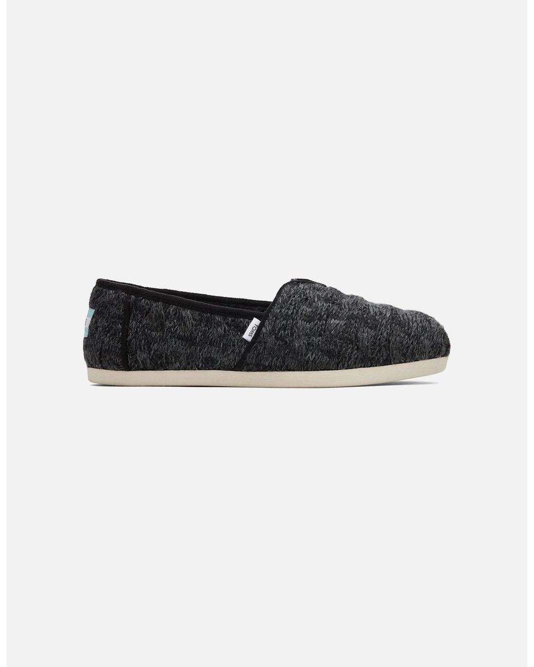 TOMS Black Alpargata With Cloudbound Polyester Espadrilles