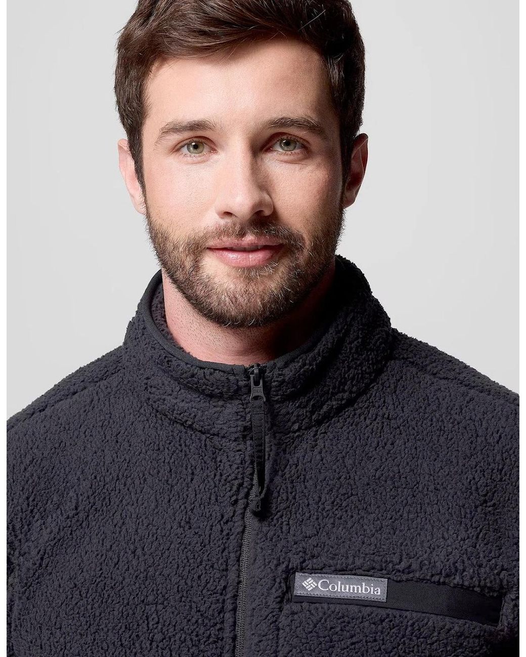 Columbia Blue Rugged Ridge Sherpa Fleece Jacket
