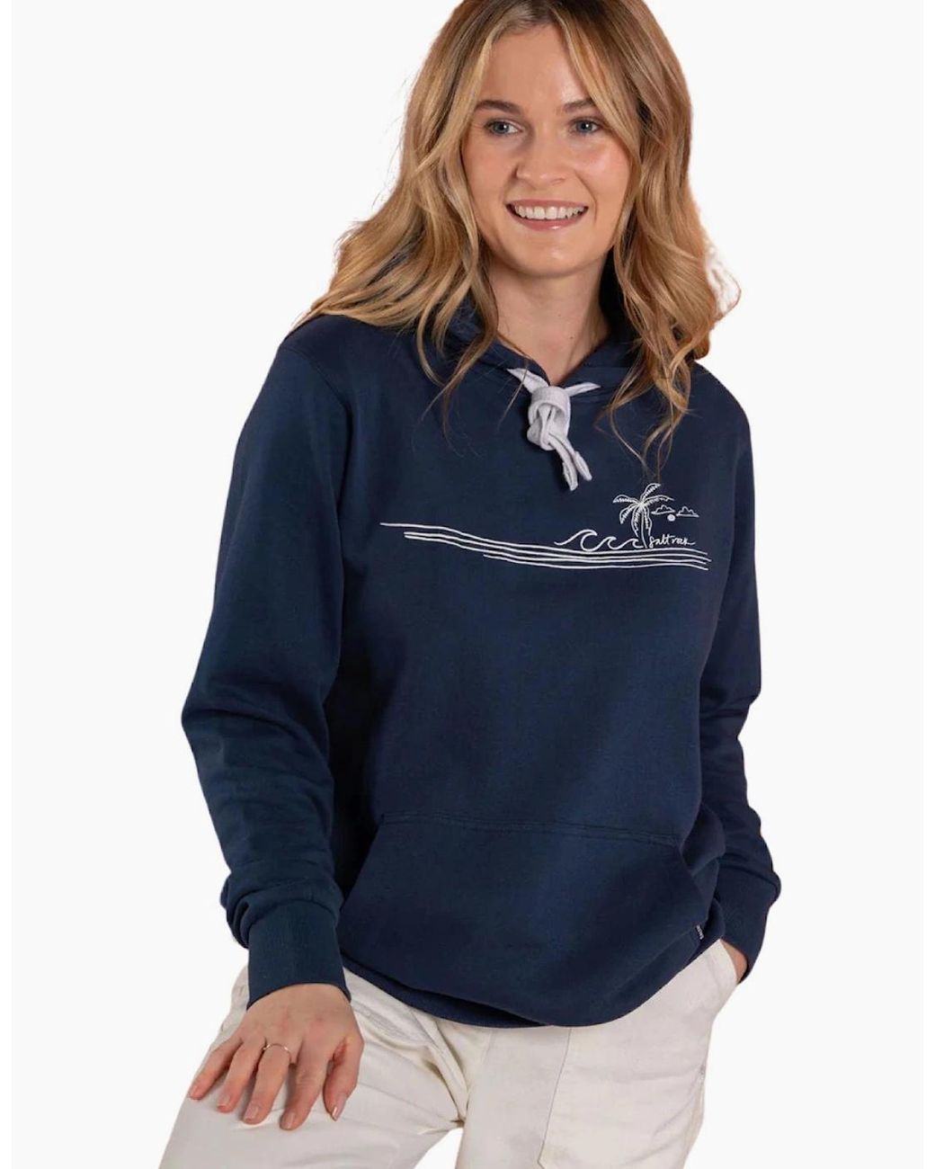 Saltrock Blue Ocean Stripe Hoodie