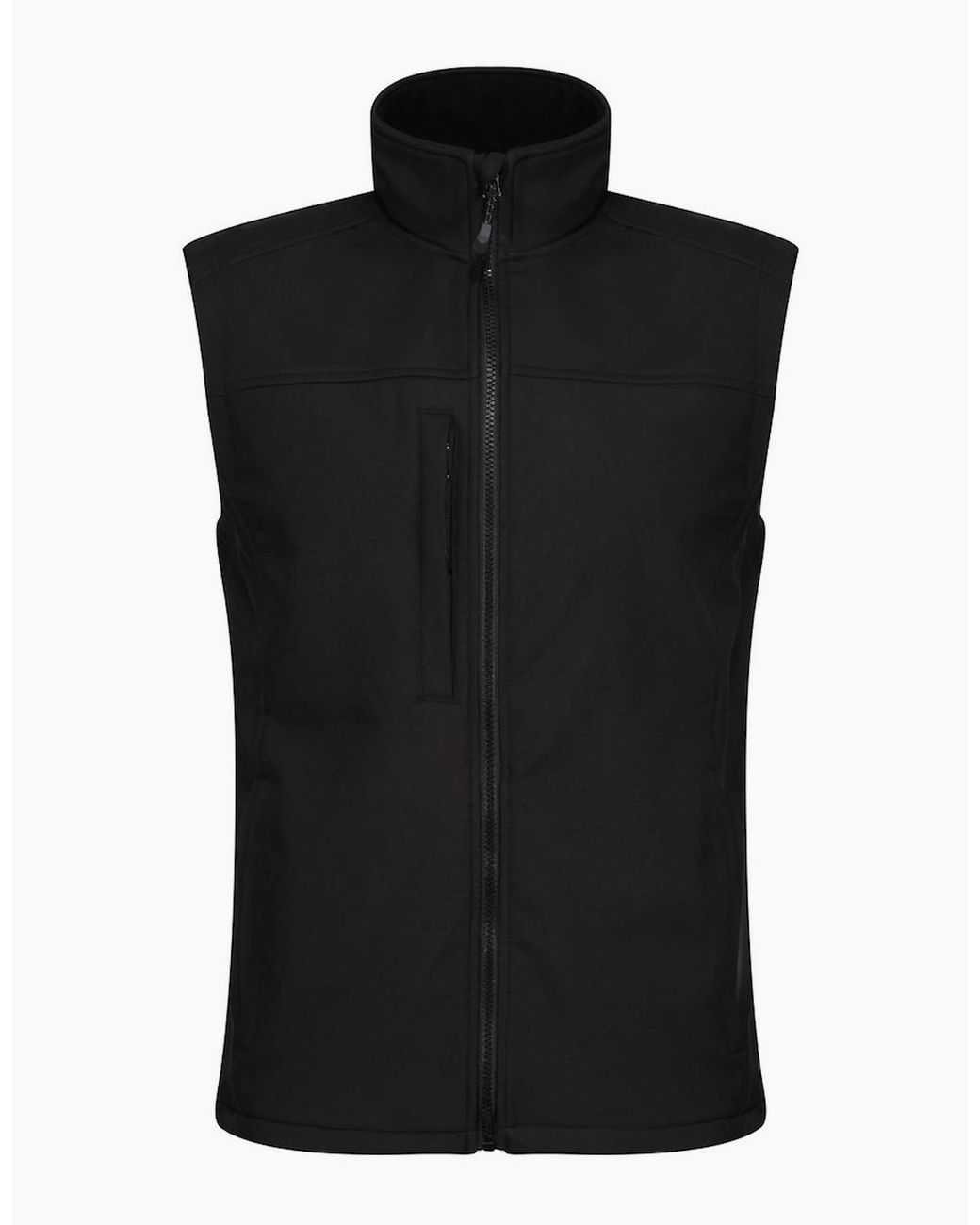 Regatta Black Professional Softshell Body Warmer for men