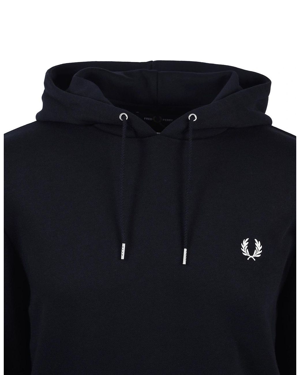 Fred Perry Blue Tipped Hooded Sweatshirt for men