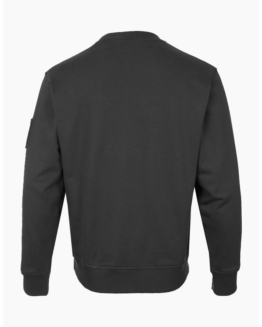 Moose Knuckles Gray Hartsfield Pullover Cement Sweatshirt for men