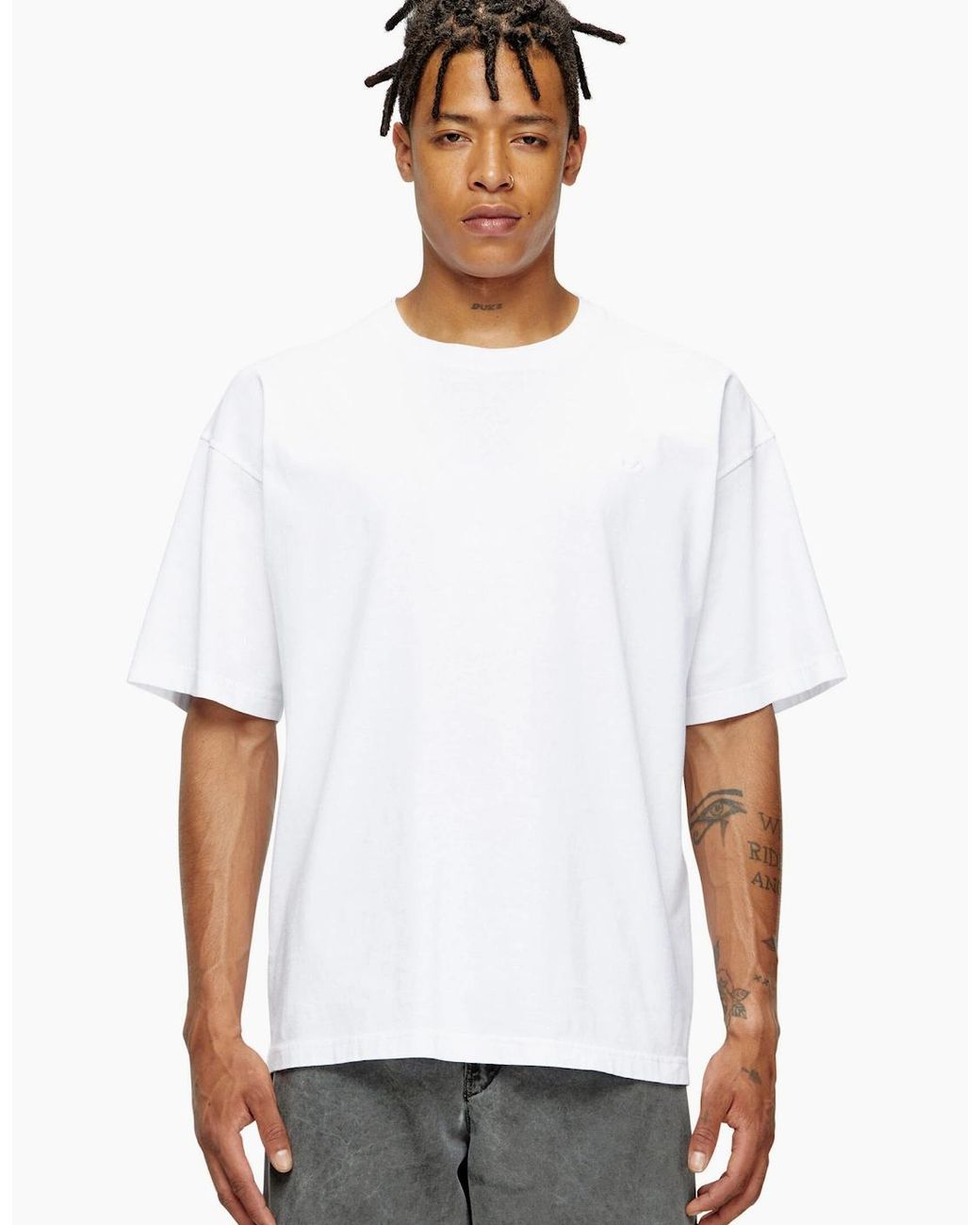 DIESEL White T-Boxt T24 for men