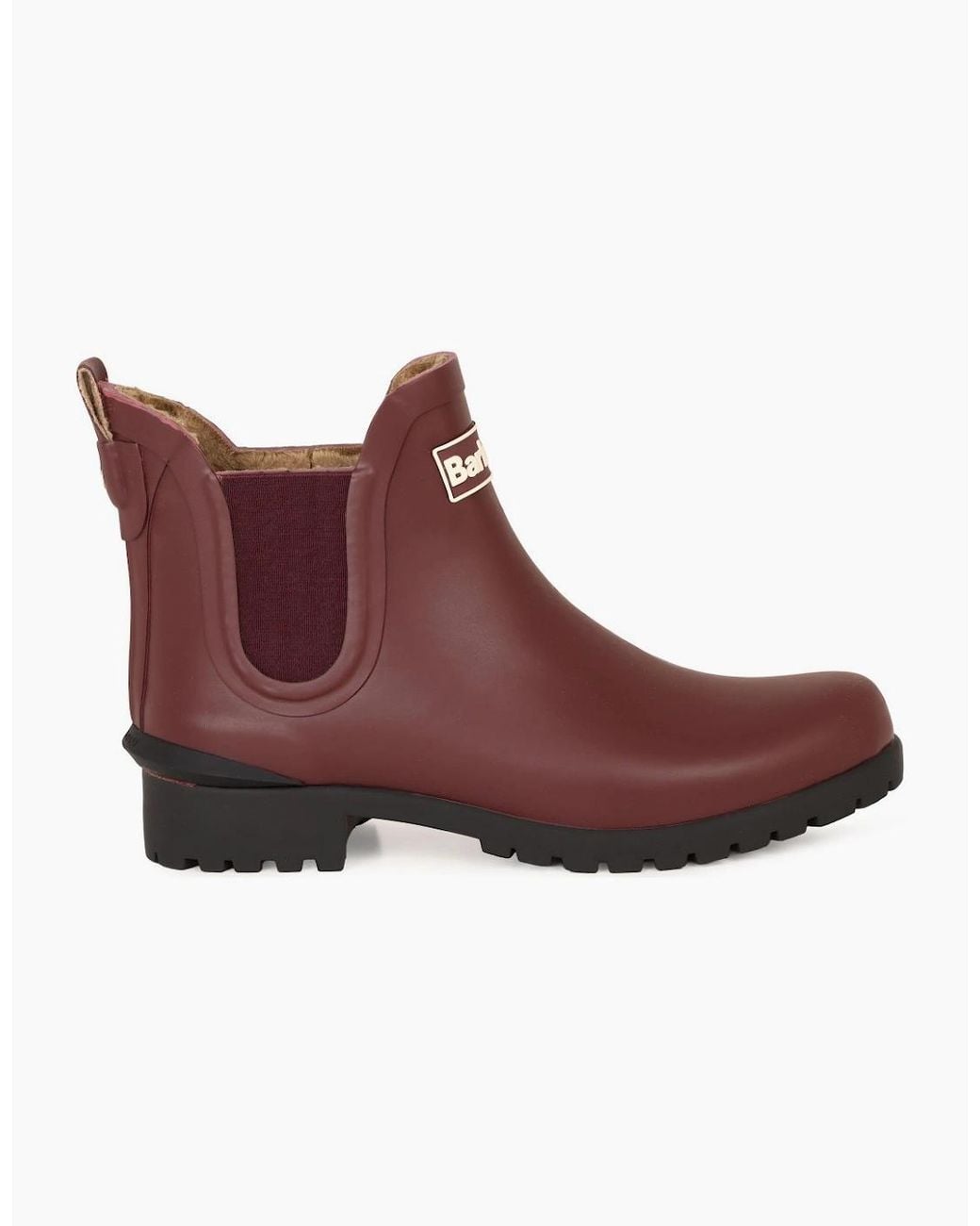 Barbour Purple Kirkton Ankle Wellingtons