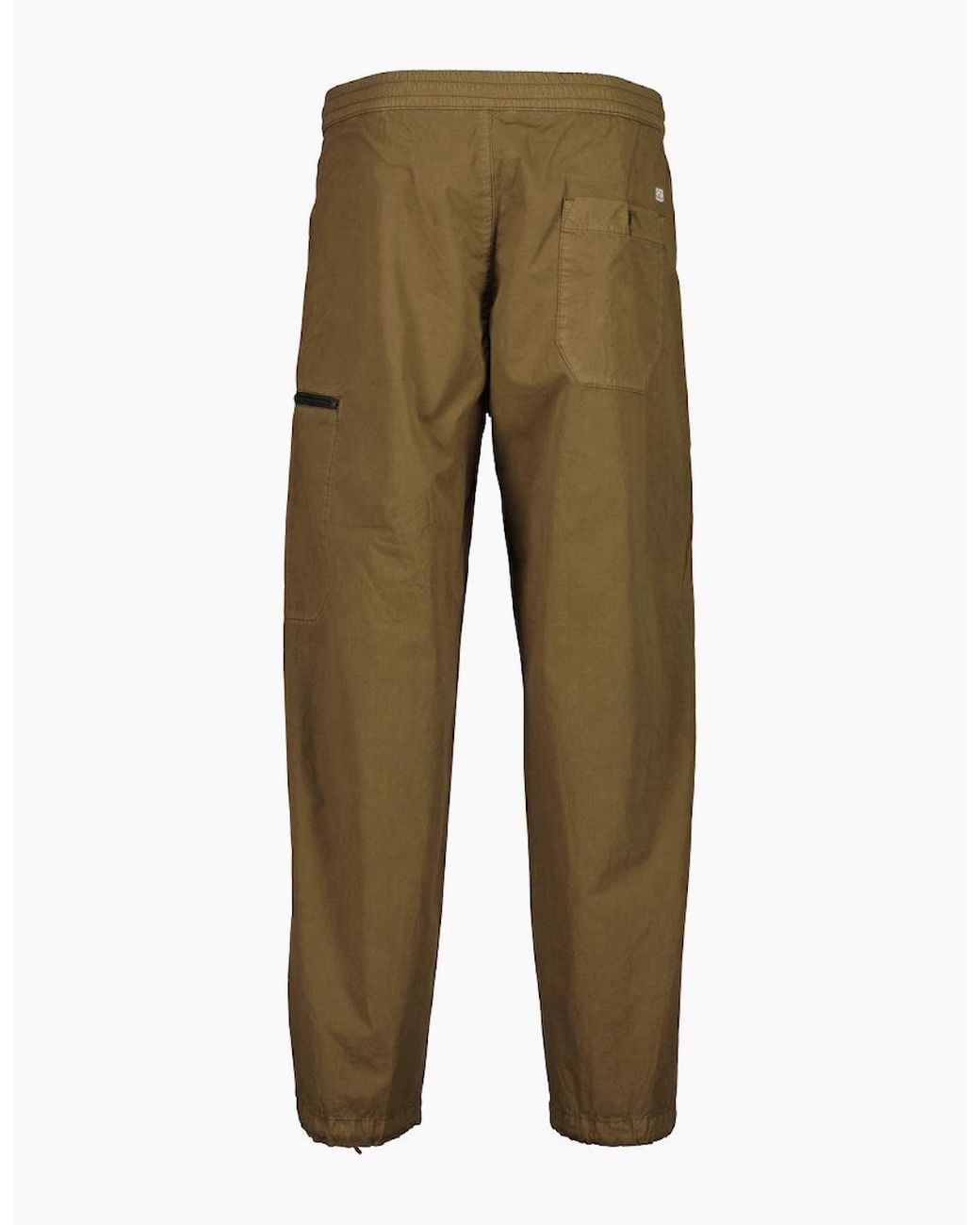 C P Company Green Microreps Boxy Lens Cargo Pants for men