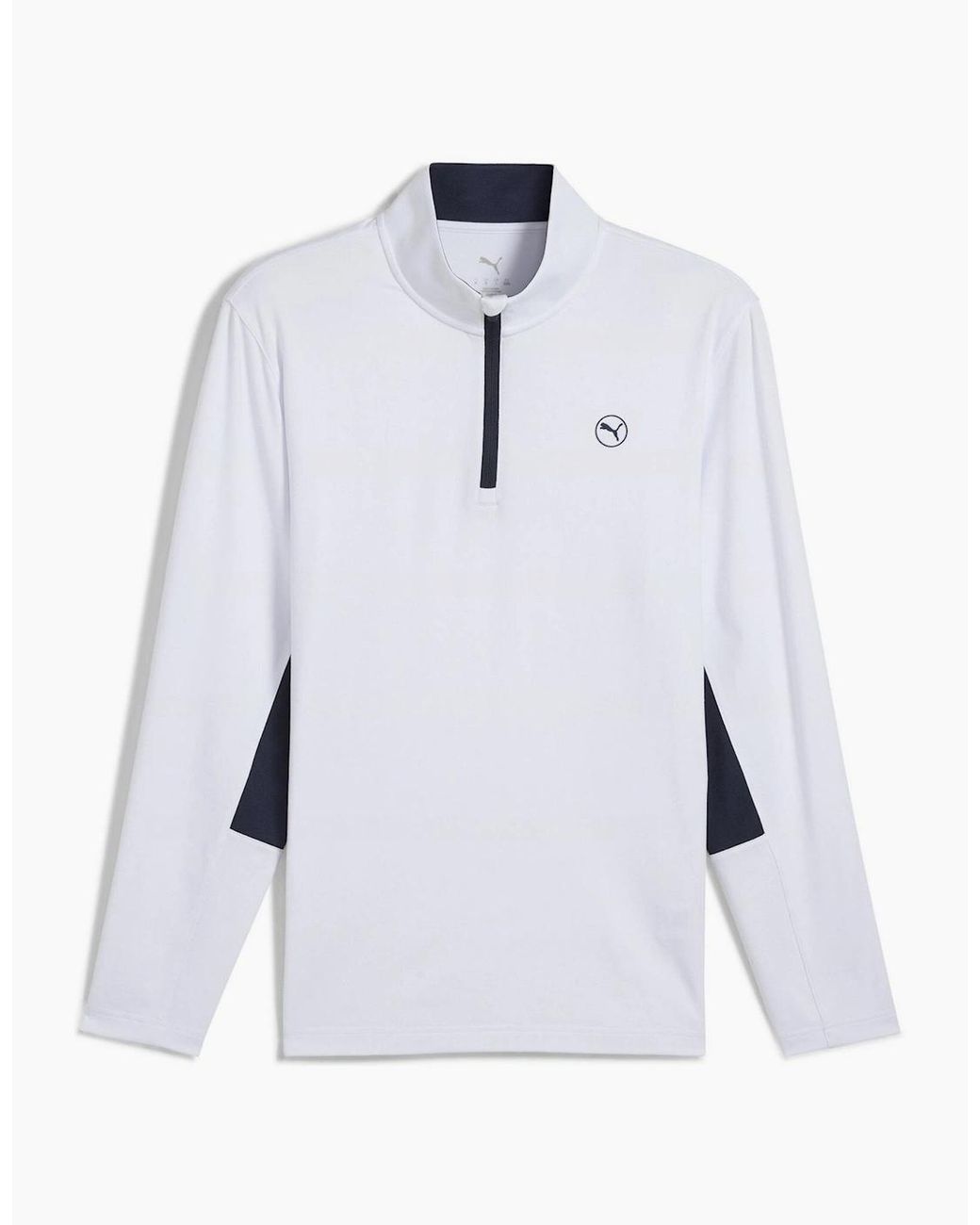 PUMA Blue Pure Quarter Zip Pullover Jumper for men