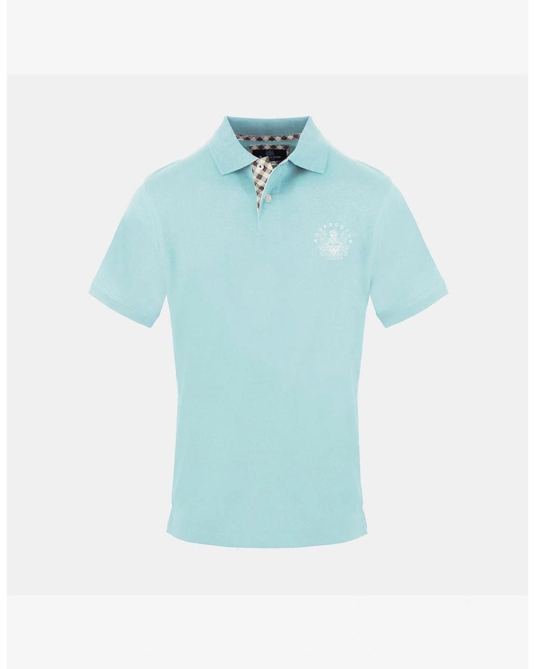 Aquascutum Blue Polo Shirt for men