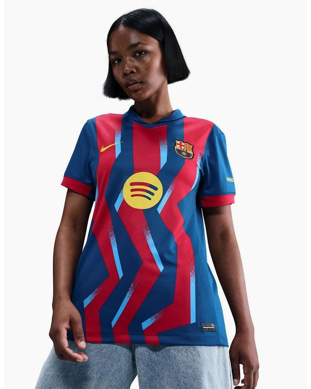 Nike Blue Fcb W Nk Df Jersey
