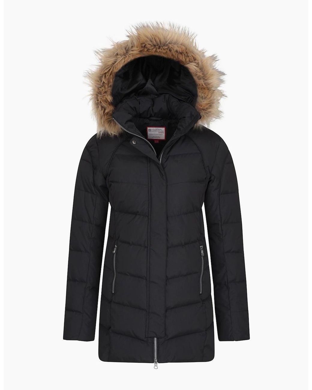 Mountain Warehouse Blue Ladies Isla Ii Long Down Jacket