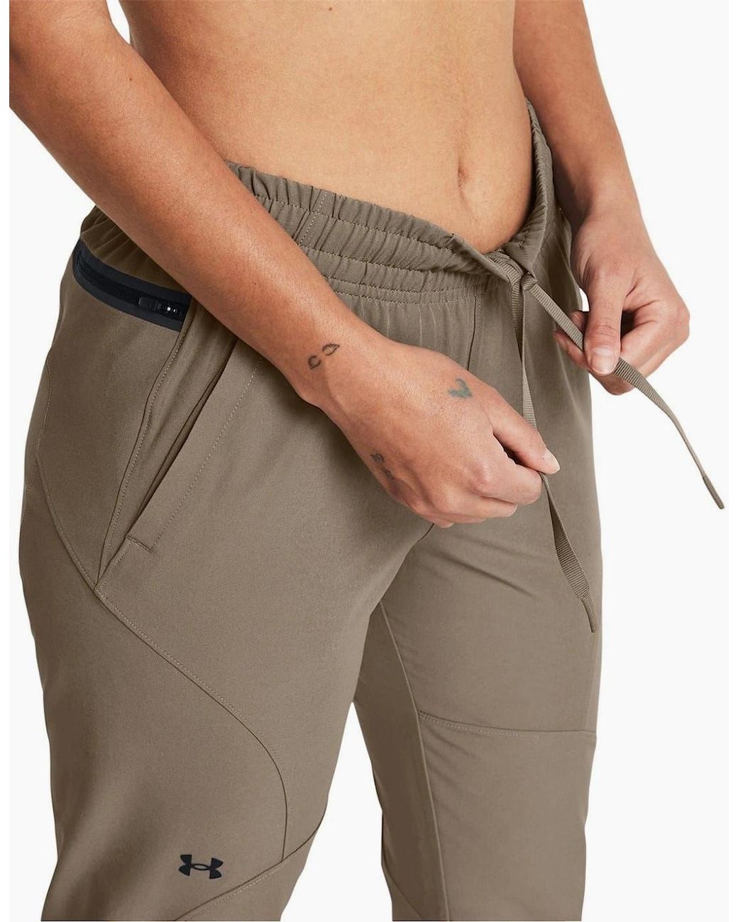 Under Armour Gray Unstoppable Solid Patterned Joggers