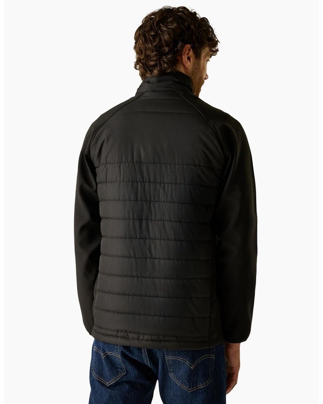 Regatta Black Full Zip Padded Jacket for men