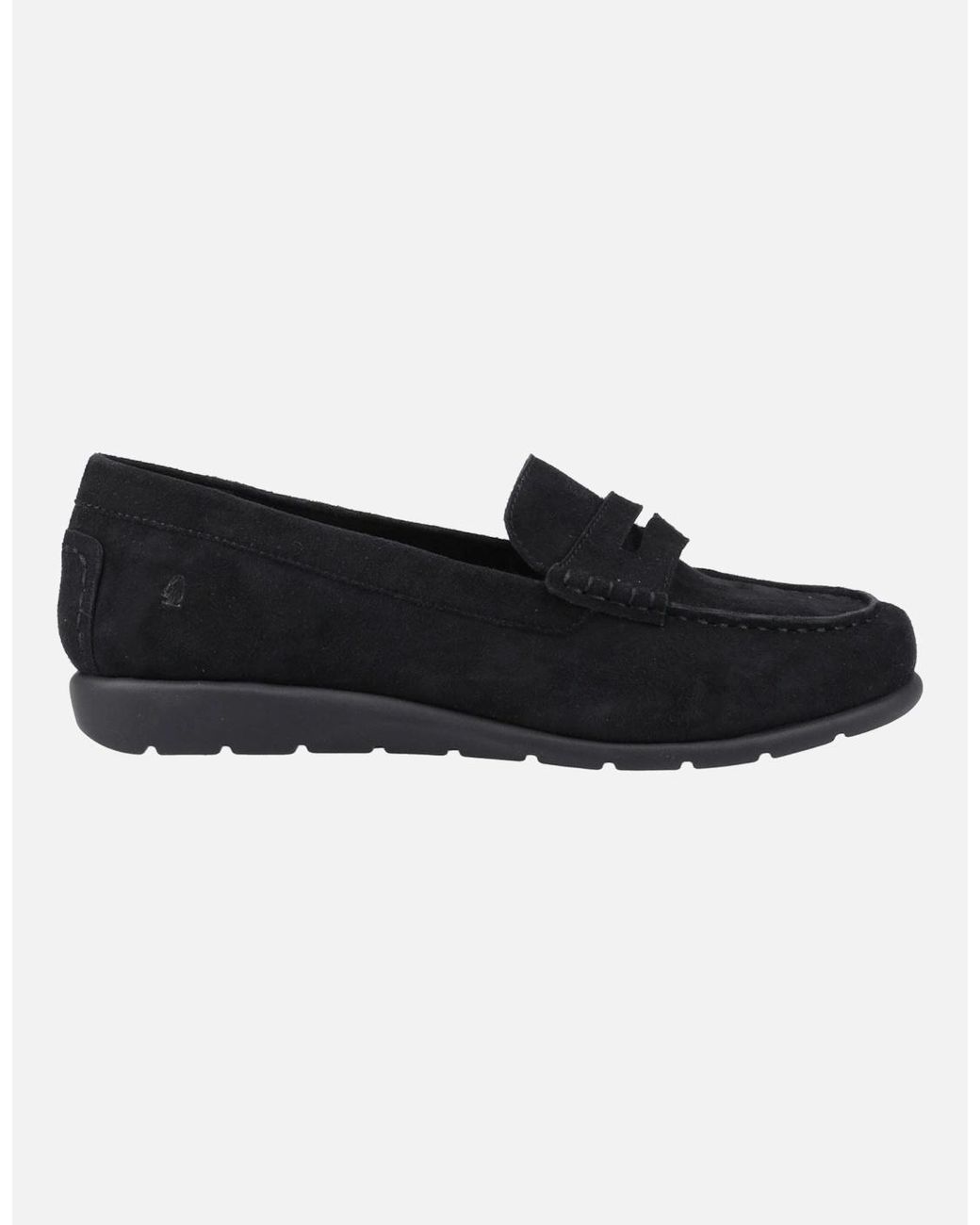 Hush Puppies Black Shelby Suede Loafers