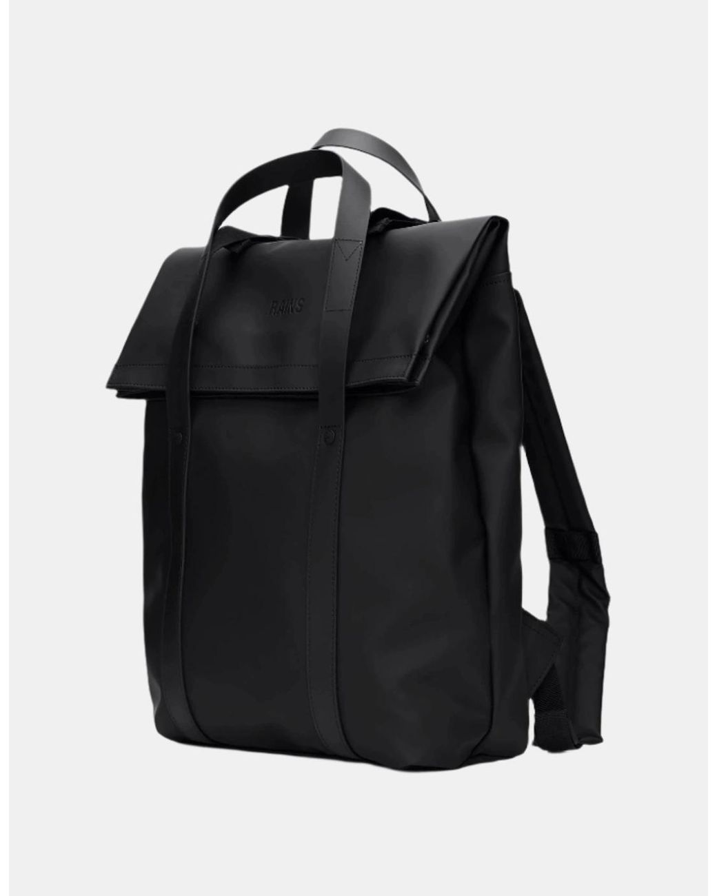 Rains Black 2 Way Tote Backpack