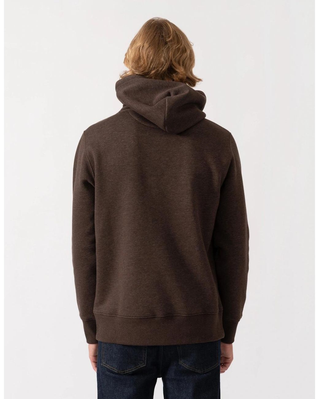 Gant Gray Regular Fit Shield Logo Pullover Hoodie for men