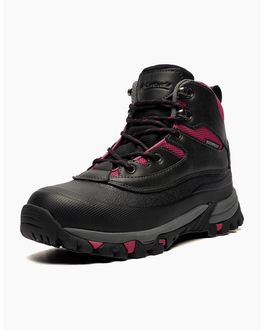 Cotswold Black Calmsden Waterproof Memory Foam Hiking Boots Berry