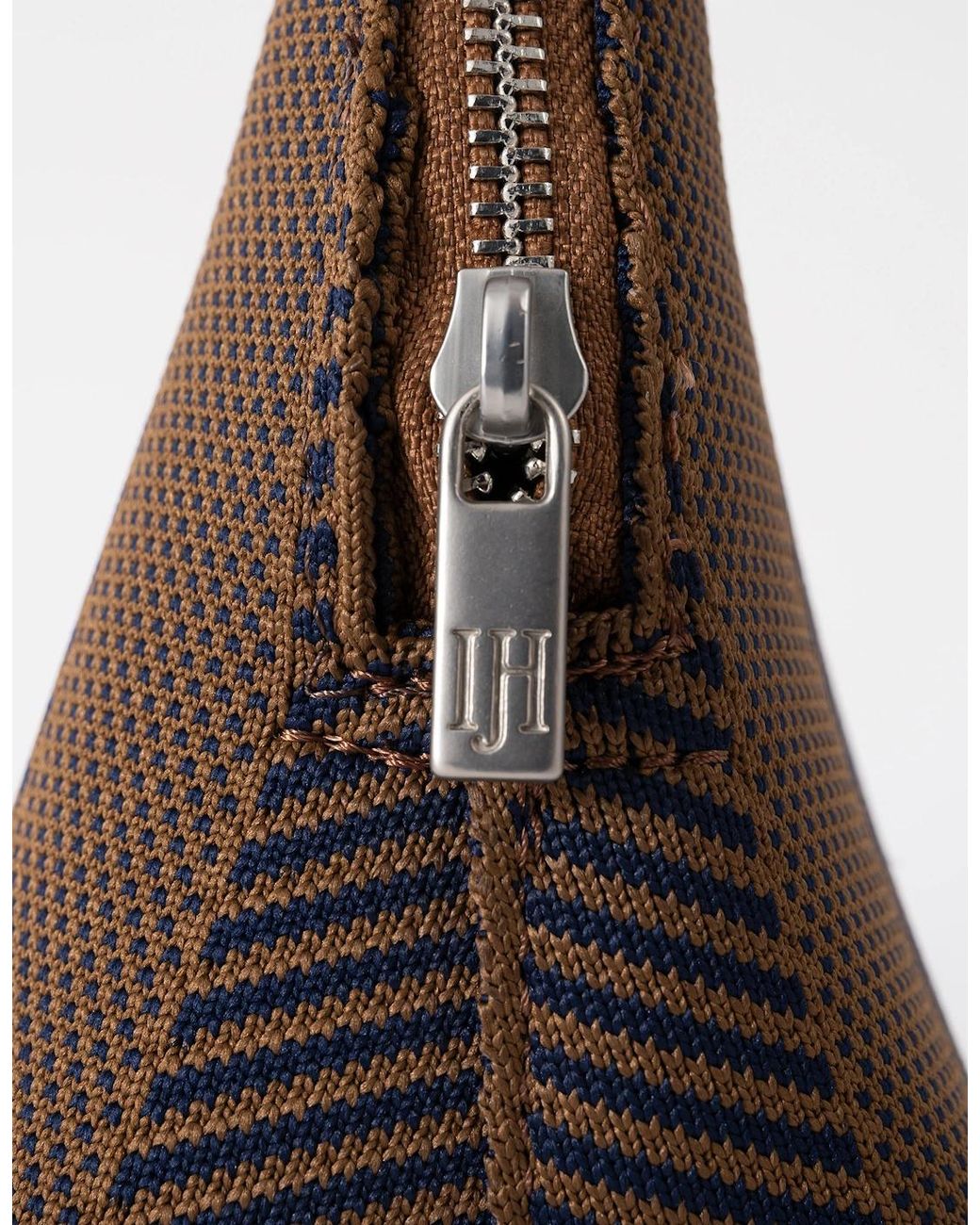 Ilse Jacobsen Brown Knitty Knitted Makeup Bag