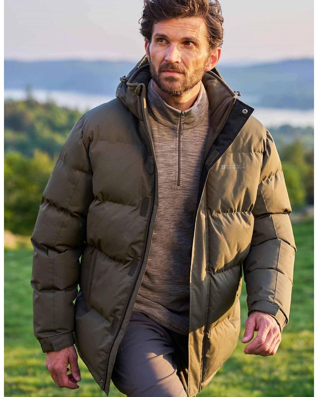 Mountain Warehouse Blue Snow Padded Jacket for men