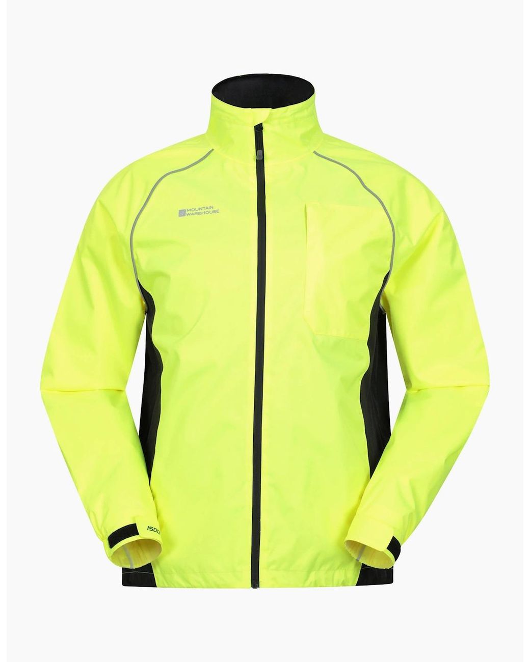 Mountain Warehouse Yellow Adrenaline Ii Waterproof Jacket for men
