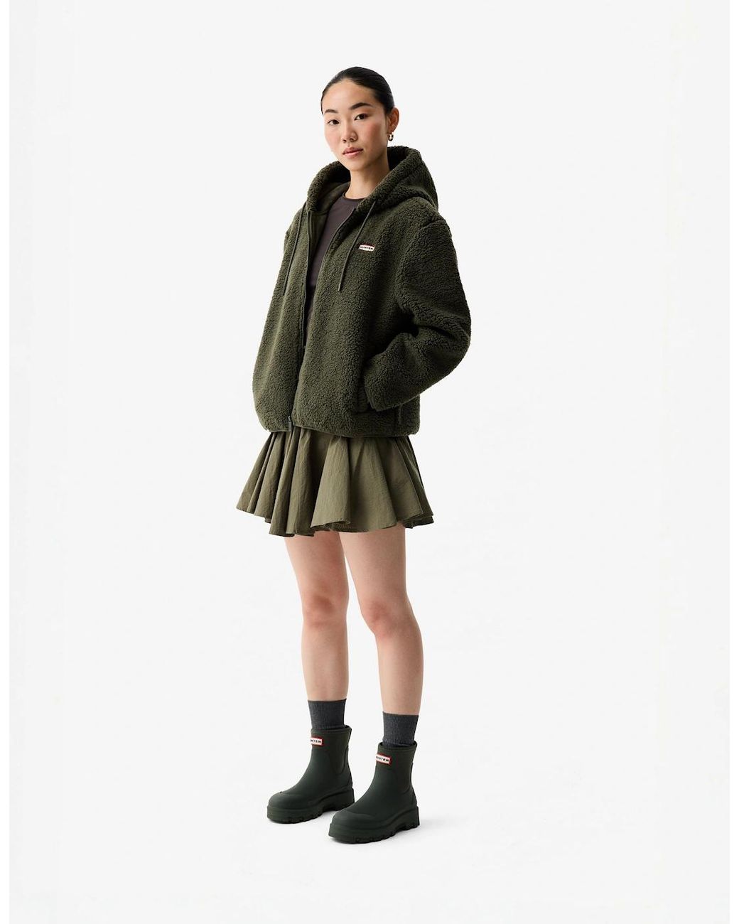Hunter Natural Bonelle Borg Fleece Jacket