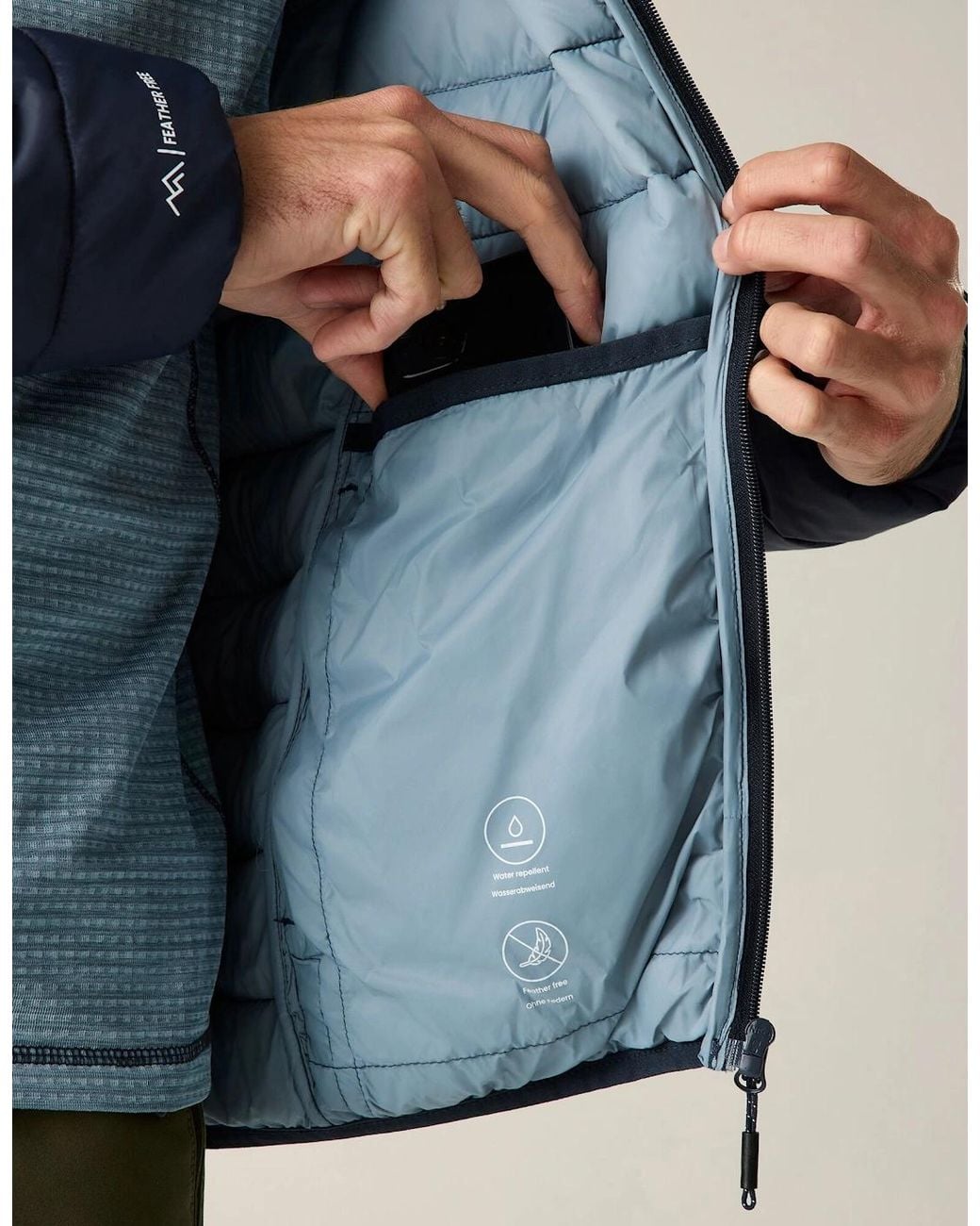 Regatta Blue Marizion Padded Jacket for men