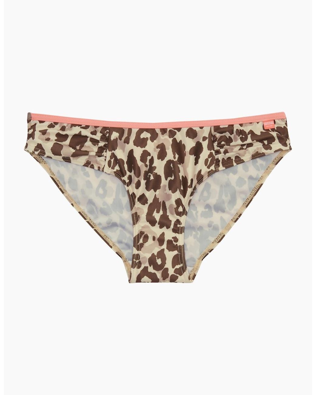 Regatta White Ladies Aceana Leopard Print Bikini Bottoms