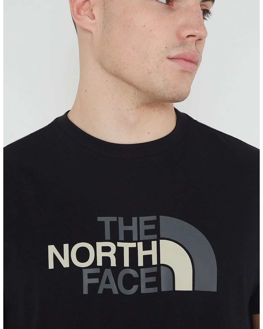 The North Face Black Easy Tee Short Sleeve T-Shirt for men