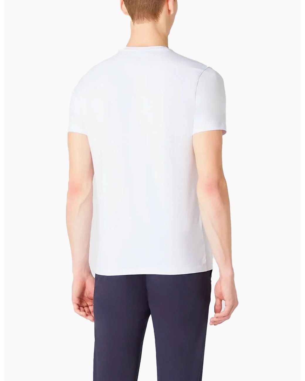 Remus Uomo White Premium Quality Crew Neck T-Shirt for men