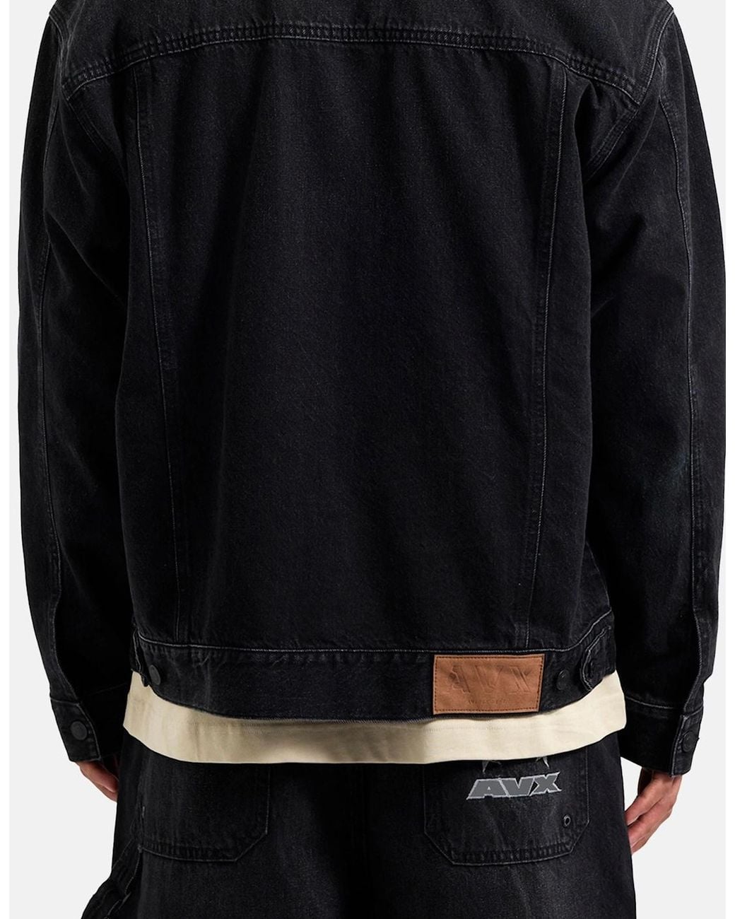 AVX Black Edwards Denim Jacket for men