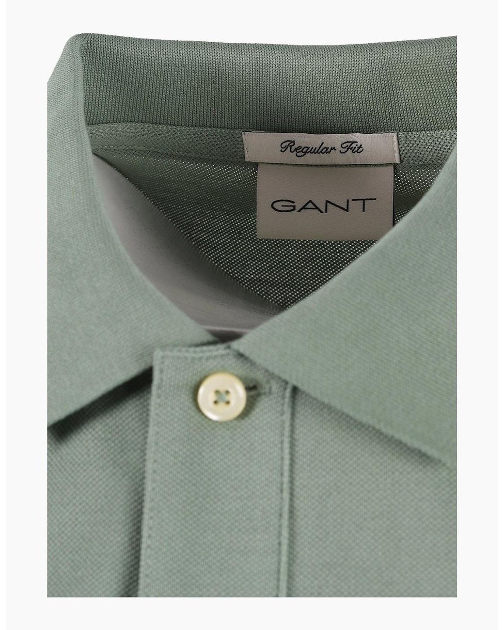 Gant Green Classic Regular Polo Shirt Surplus Mint for men
