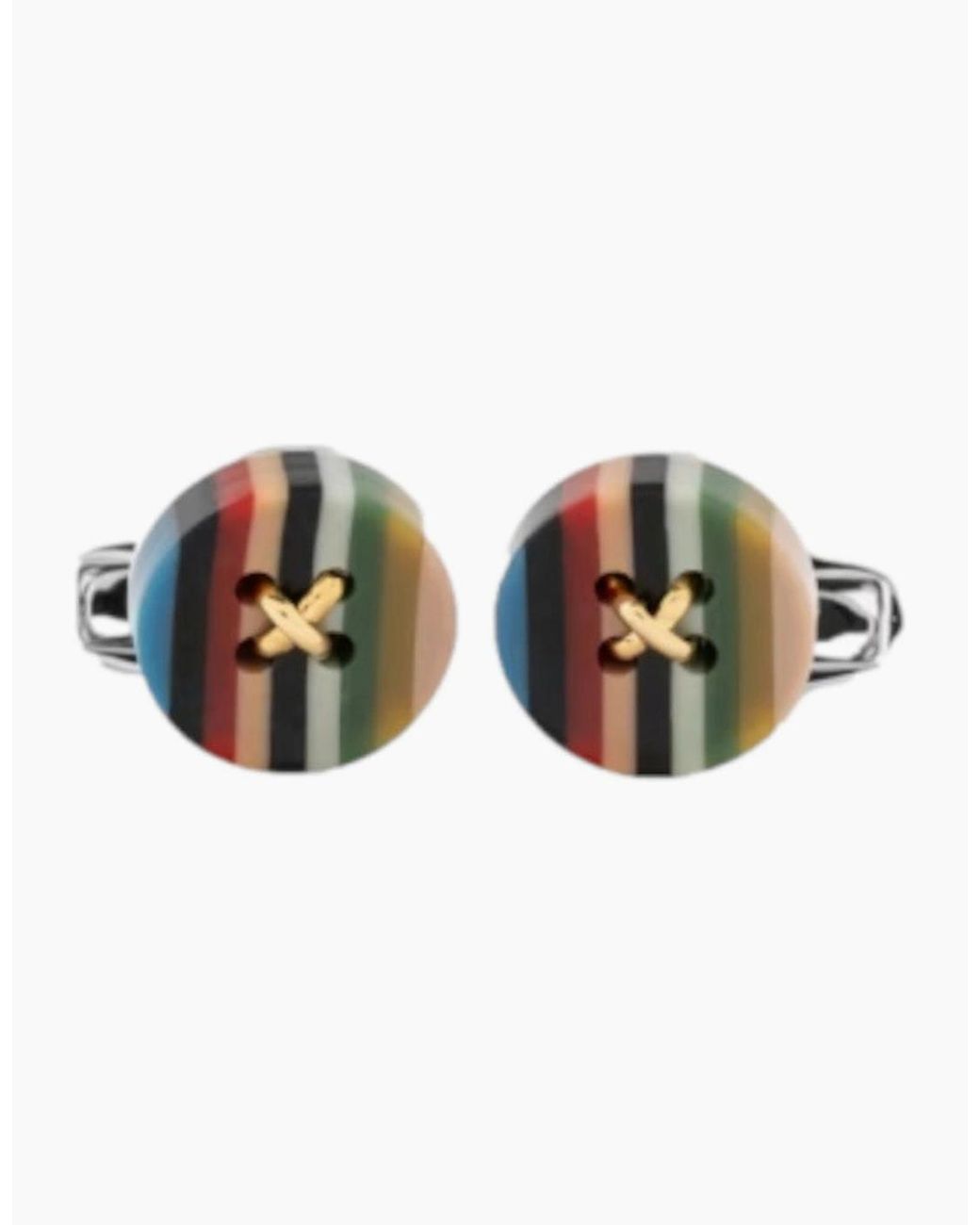 Paul Smith Multicolor Button Stp Cufflinks 92 Multi for men