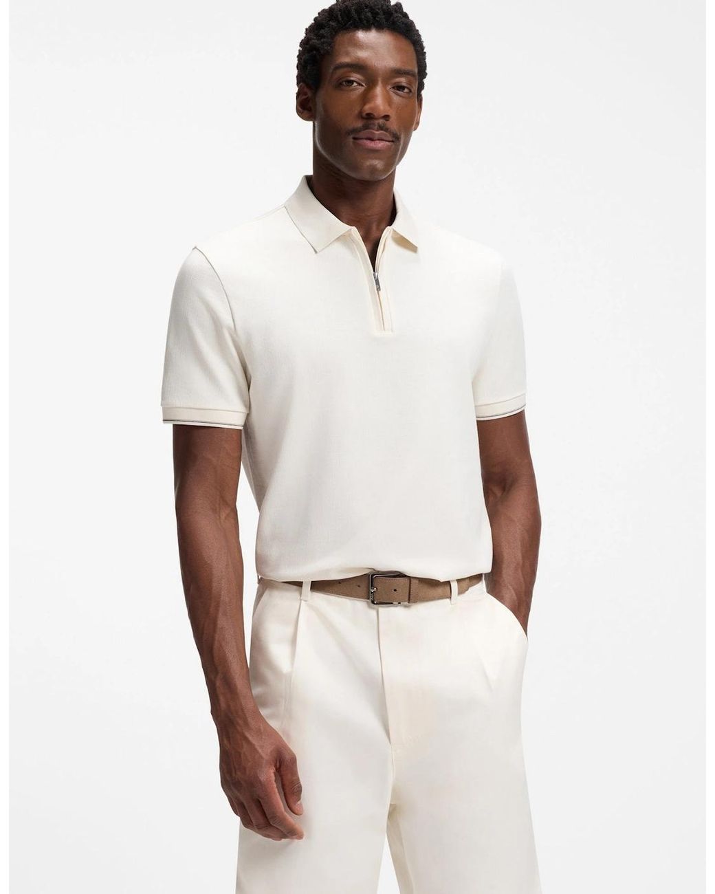Boss White Boss C Pei 90 Polo Shirt 118 Open for men