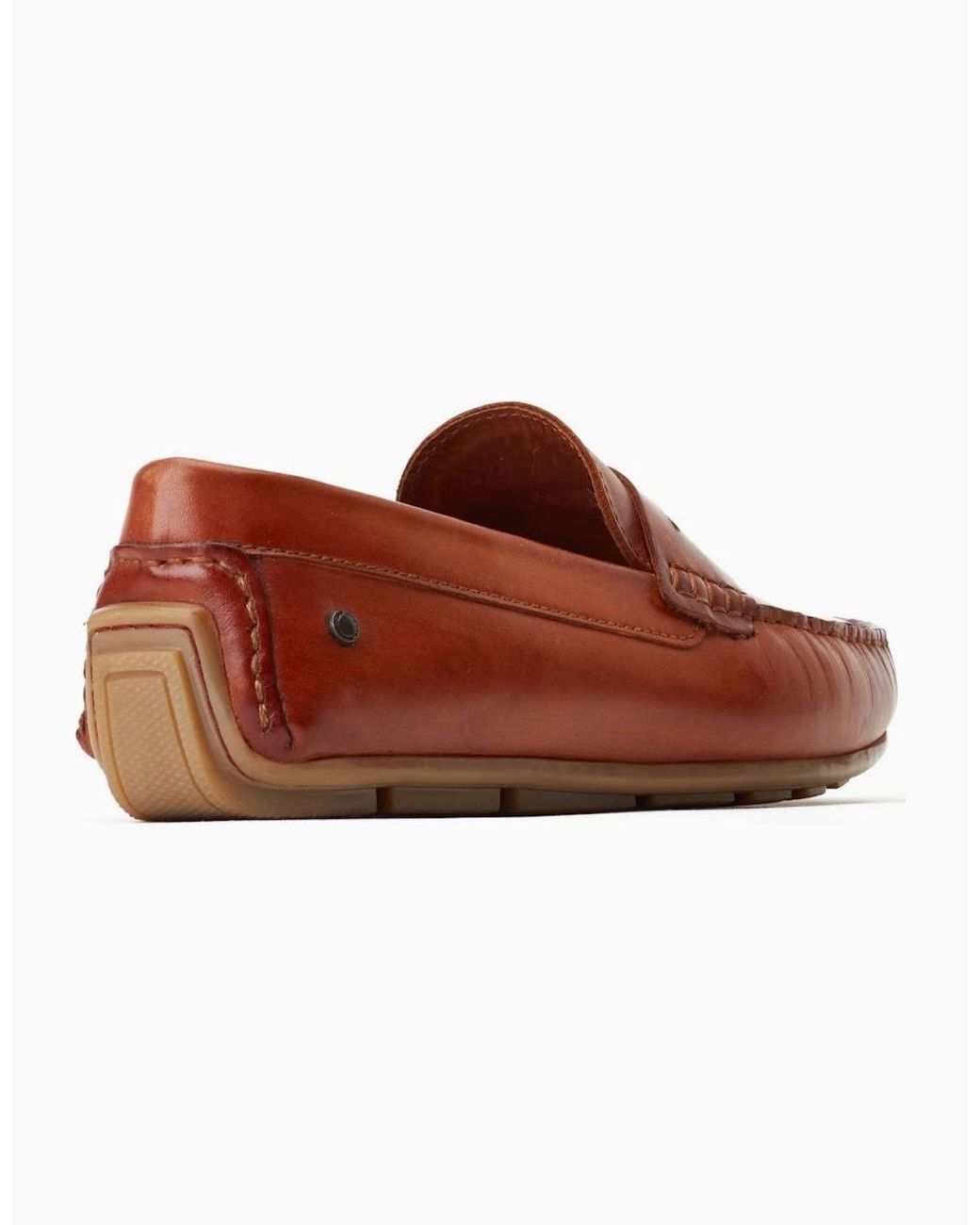 Base London White Collins Loafers for men