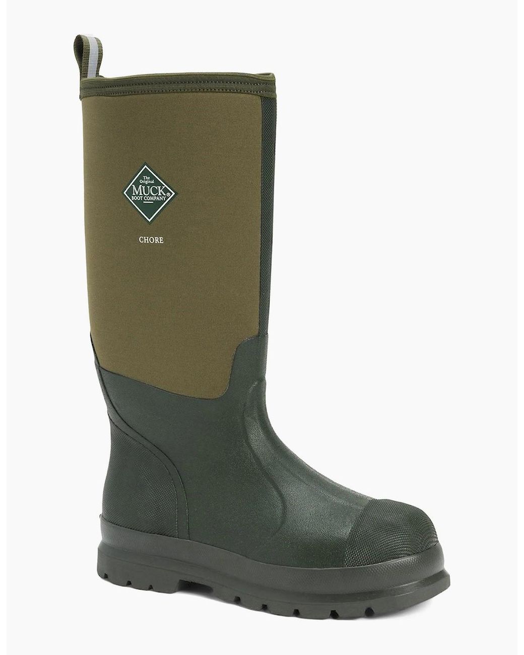 Muck Boot Green S Chore Classic Hi Patterned Moss