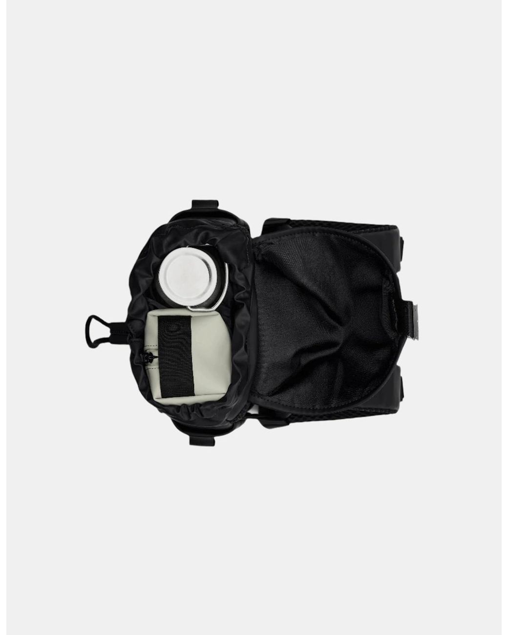 Rains Black Valera Bucket Backpack Mini
