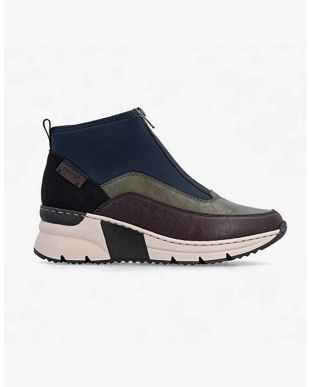 Rieker Blue N6352 Ankle Boots