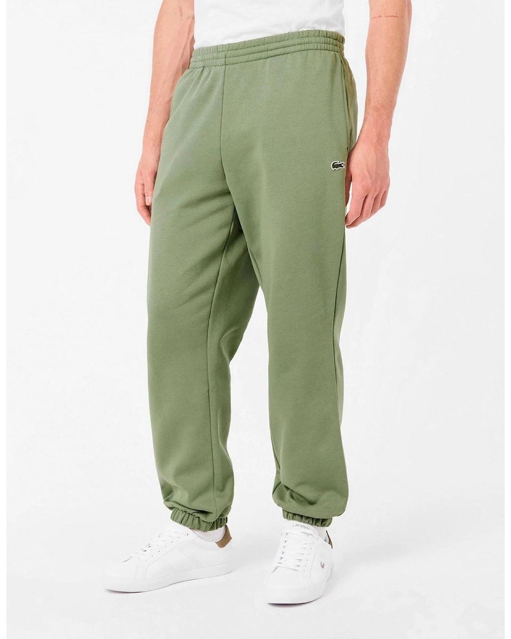 Lacoste Green Basic Fleece Jogging Bottoms for men