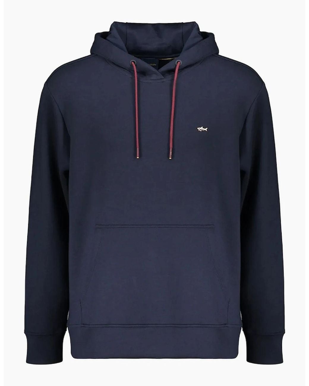 Paul & Shark Blue Modal-Blend Cotton Hoodie for men