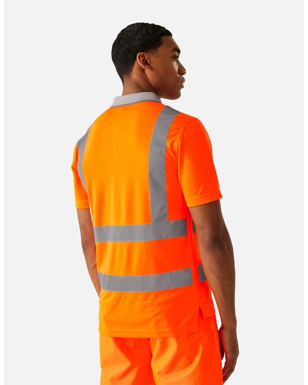 Regatta Orange Professional Hi-Vis Polo Shirt for men