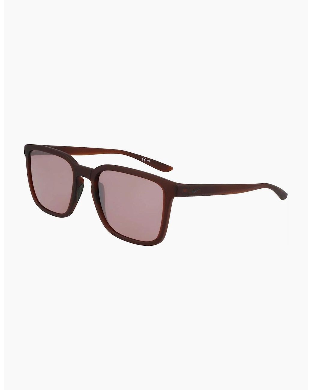 Nike Brown Mi Square Sunglasses for men