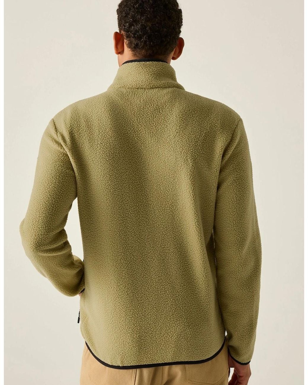 Regatta White Frankie Borg Fleece Jacket for men
