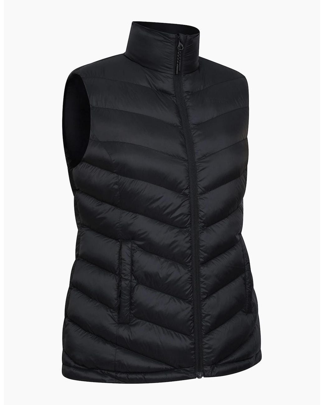 Mountain Warehouse Black Ladies Seasons Faux Fur Lined Gilet