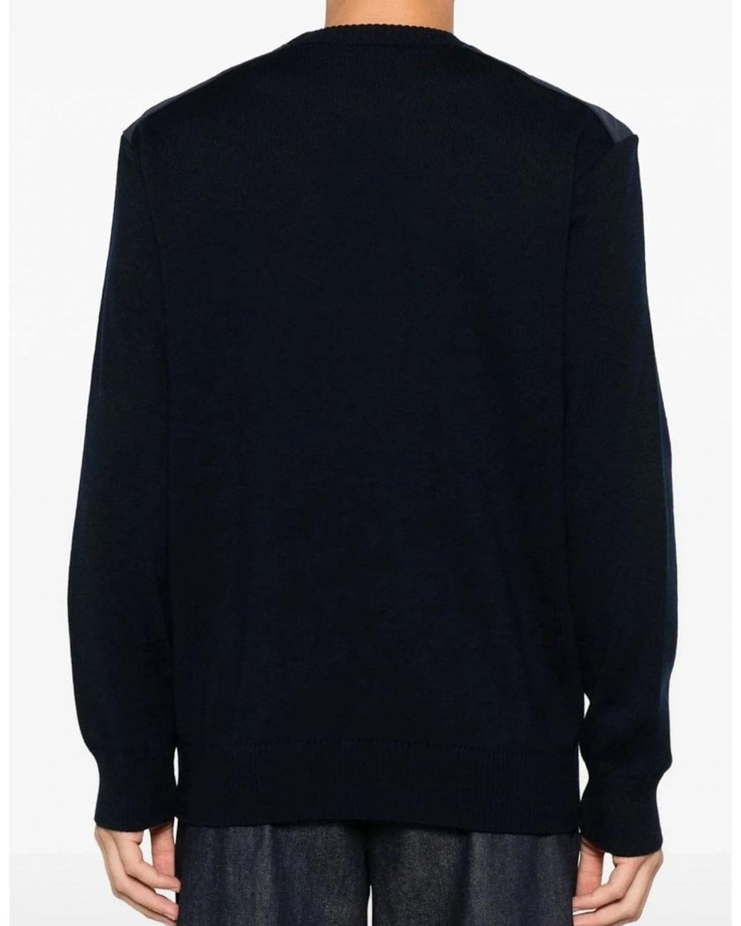 Paul & Shark Blue Technical Wool Typhoon Sweater for men