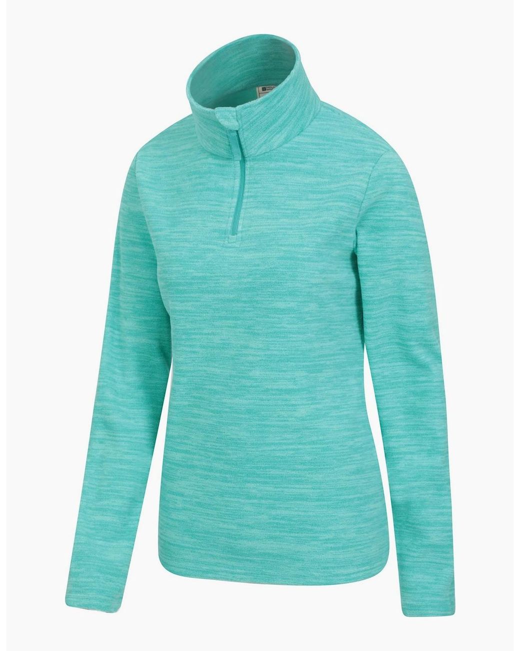 Mountain Warehouse Blue Ladies Snowdon Melange Fleece Top
