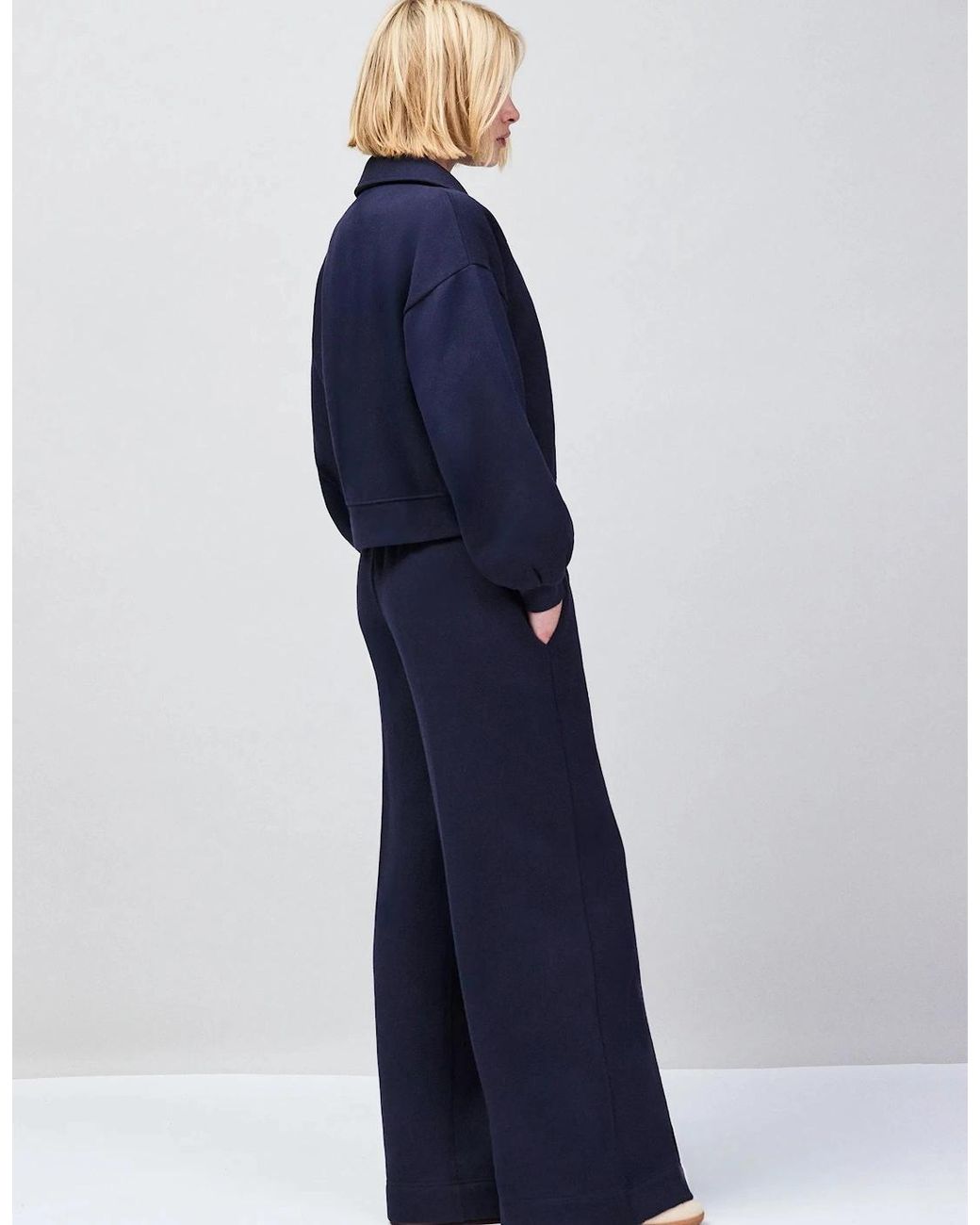 Ro&zo Blue Wide Leg Sweatpants