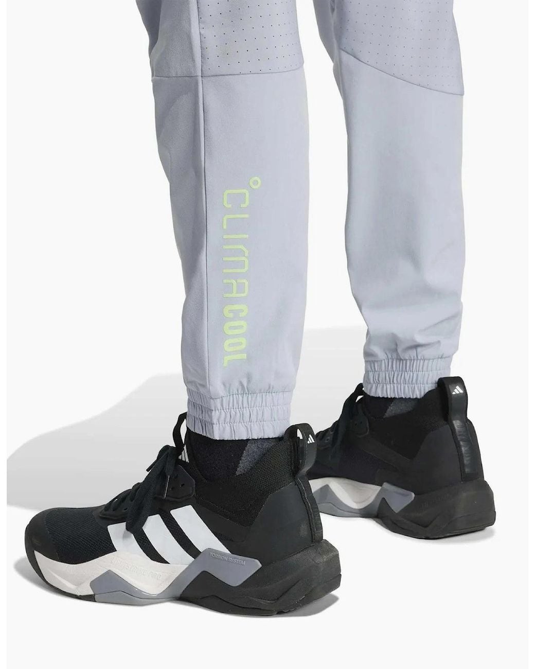 Adidas Gray Tech Apparel Track Pants for men