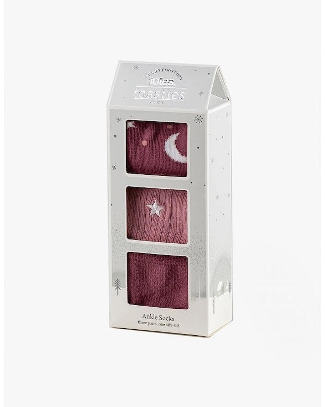 Totes Purple Toasties Ankle-Ladies-Co Crew