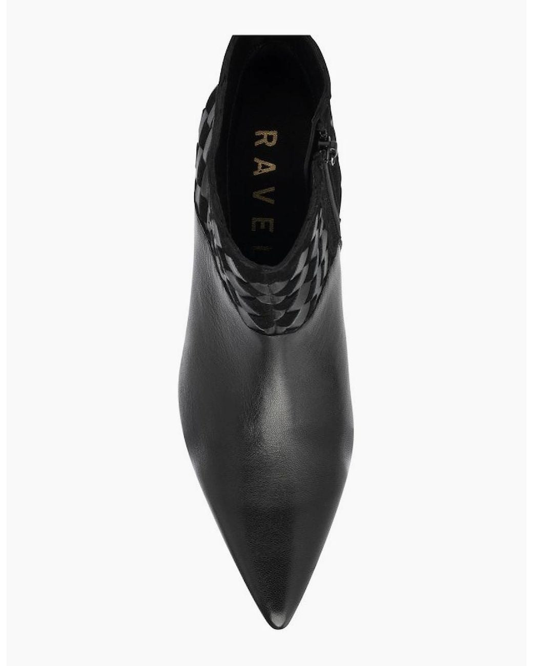 Ravel Black Bosley Ankle Boots